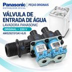 Válvula Dupla Entrada Água Lavadora Panasonic 220V