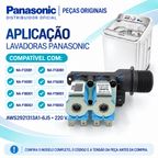 Válvula Dupla Entrada Água Lavadora Panasonic 220V