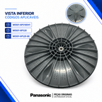 Agitador Pulsador Lavadora Panasonic Original Para os Modelos NA-F120B5 NA-F140B5 NA-F140B6 NA-F160B5 NA-F160B6 NA-F160P5 NA-F170P6 NA-F170B7