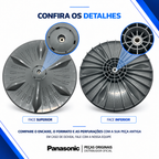 Agitador Pulsador Lavadora Panasonic Original Para os Modelos NA-F120B5 NA-F140B5 NA-F140B6 NA-F160B5 NA-F160B6 NA-F160P5 NA-F170P6 NA-F170B7