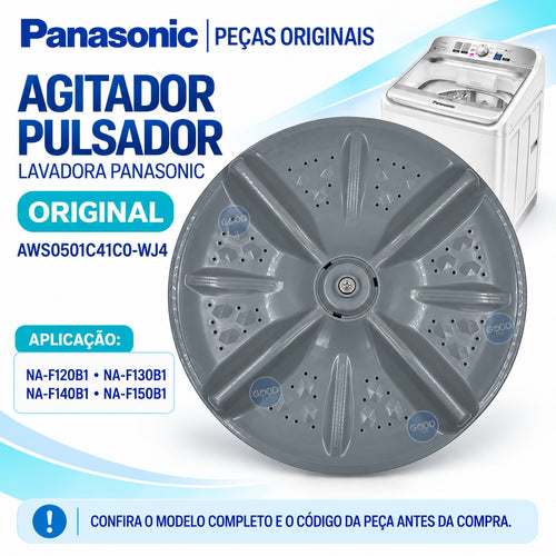 Agitador Pulsador Para Lavadora Panasonic Original Para os Modelos NA-F120B1 NA-F130B1 NA-F140B1 NA-F150B1