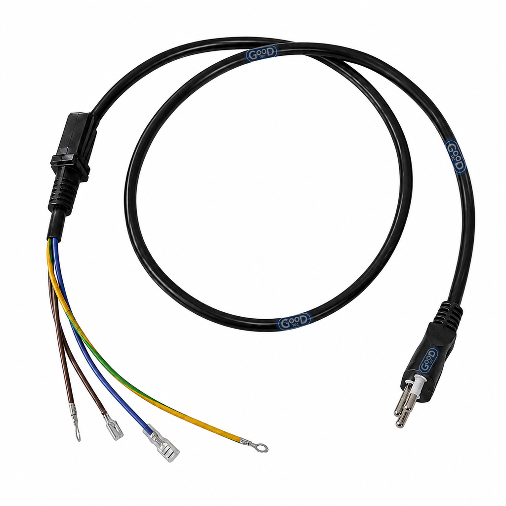 Cabo de Força 127V Original Panasonic 16A Pino Grosso para Micro-ondas 17470000A01205