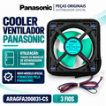 Cooler Ventilador Interno Geladeira Panasonic Original ARAGFA200031-CS | Nova Versão Do Fabricante