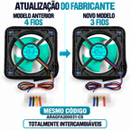 Cooler Ventilador Interno Geladeira Panasonic Original ARAGFA200031-CS | Nova Versão Do Fabricante