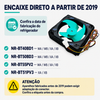 Cooler Ventilador Interno Geladeira Panasonic Original ARAGFA200031-CS Para todos os modelos