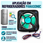 Cooler Ventilador Interno Geladeira Panasonic Original ARAGFA200031-CS | Nova Versão Do Fabricante