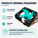 Cooler Ventilador Interno Geladeira Panasonic Original ARAGFA200031-CS Para todos os modelos