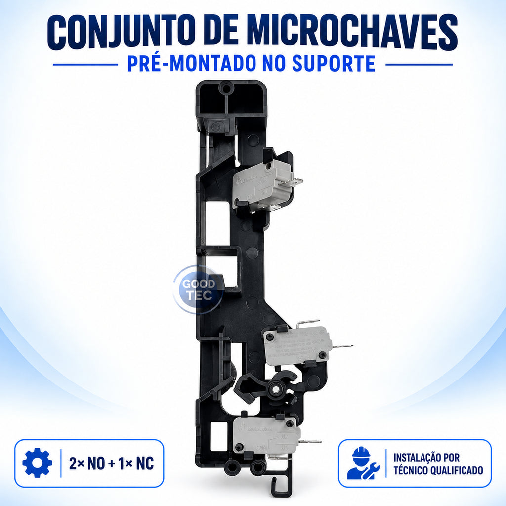 Kit 3 Microchaves com Suporte para Micro-ondas Panasonic