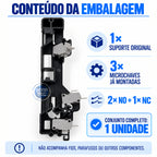 Kit 3 Microchaves com Suporte para Micro-ondas Panasonic