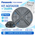 Kit Agitador + Tampa Para Lavadora Panasonic Modelos F120B1 F130B1 F140B1 F150B1