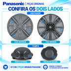 Kit Agitador + Tampa Para Lavadora Panasonic Modelos F120B1 F130B1 F140B1 F150B1