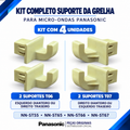 Kit Completo de Suportes da Grelha para Micro-ondas Panasonic Para os modelos NN-ST55, NN-ST65, NN-ST66 e NN-ST67