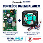 Kit Placa + Ventilador Panasonic NR-BB71 Compressor GMCC - Código ARBPC1A10751 Voltagem 110v/127v