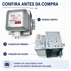 Magnetron Witol 2M519J para Micro-ondas Panasonic Original 17470000A01344