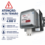 Magnetron Witol 2M519J para Micro-ondas Panasonic Original 17470000A01344