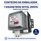 Magnetron Witol 2M519J para Micro-ondas Panasonic Original 17470000A01344