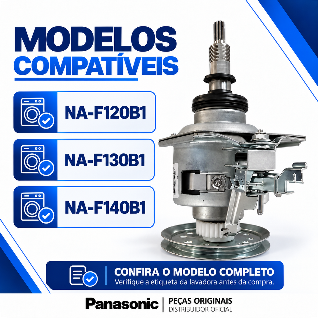 Mecanismo Original Lavadora Panasonic NA-F120B1 NA-F130B1 NA-F140B1
