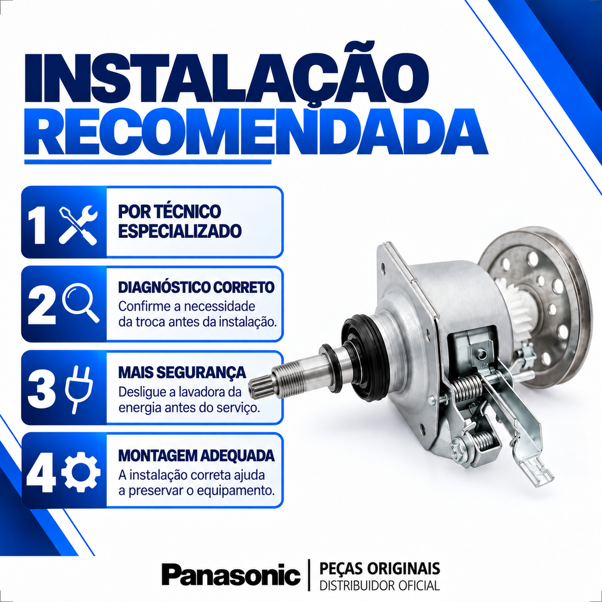 Mecanismo Original Lavadora Panasonic NA-F120B1 NA-F130B1 NA-F140B1