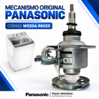 Mecanismo Original Lavadora Panasonic W020A-R6G50 Para os modelos: F140B6 F160B6 F170P6 F180P7 Entre outros
