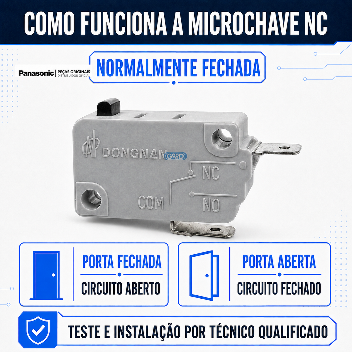 Microchave NC Micro-ondas Panasonic Com 2 Terminais