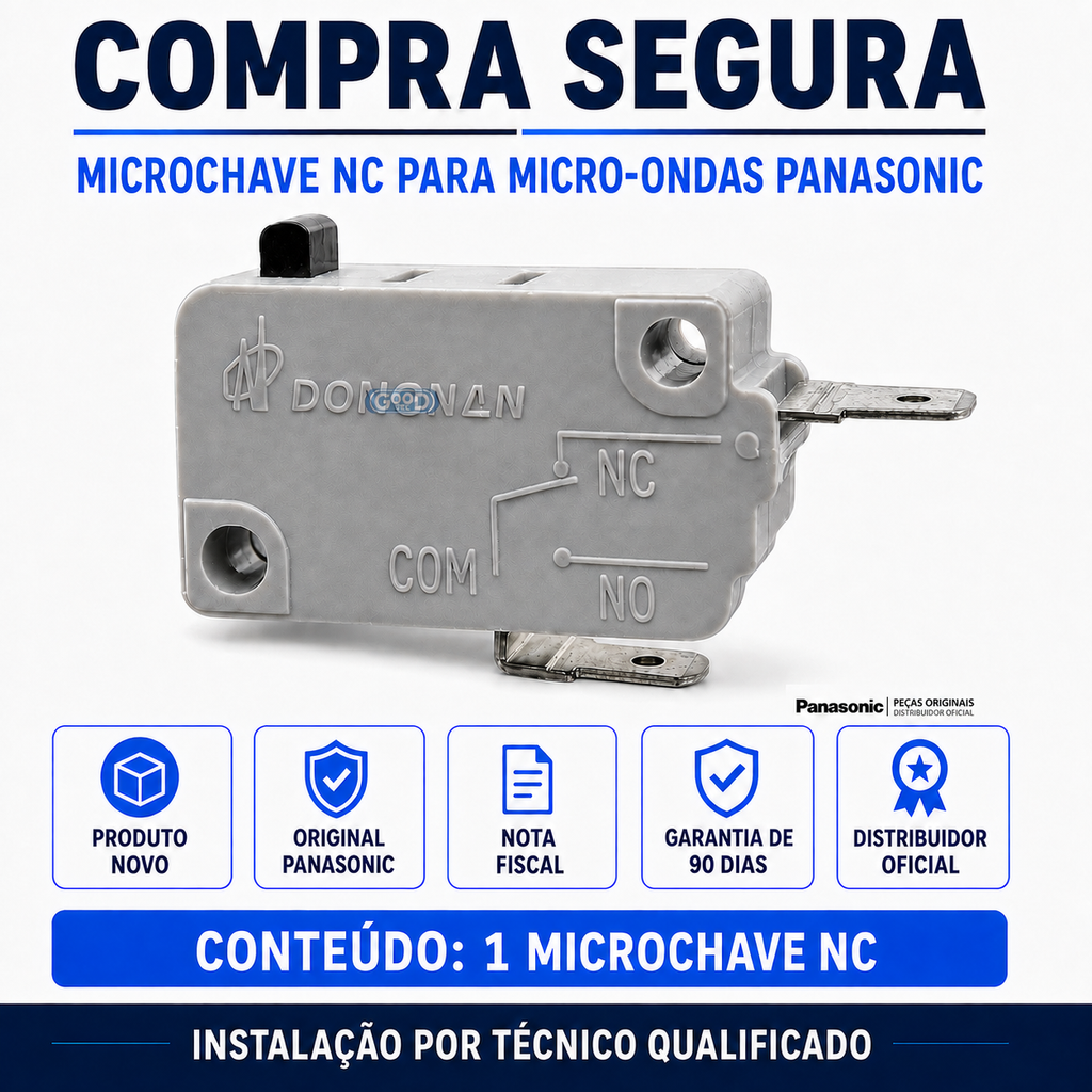 Microchave NC Micro-ondas Panasonic Com 2 Terminais