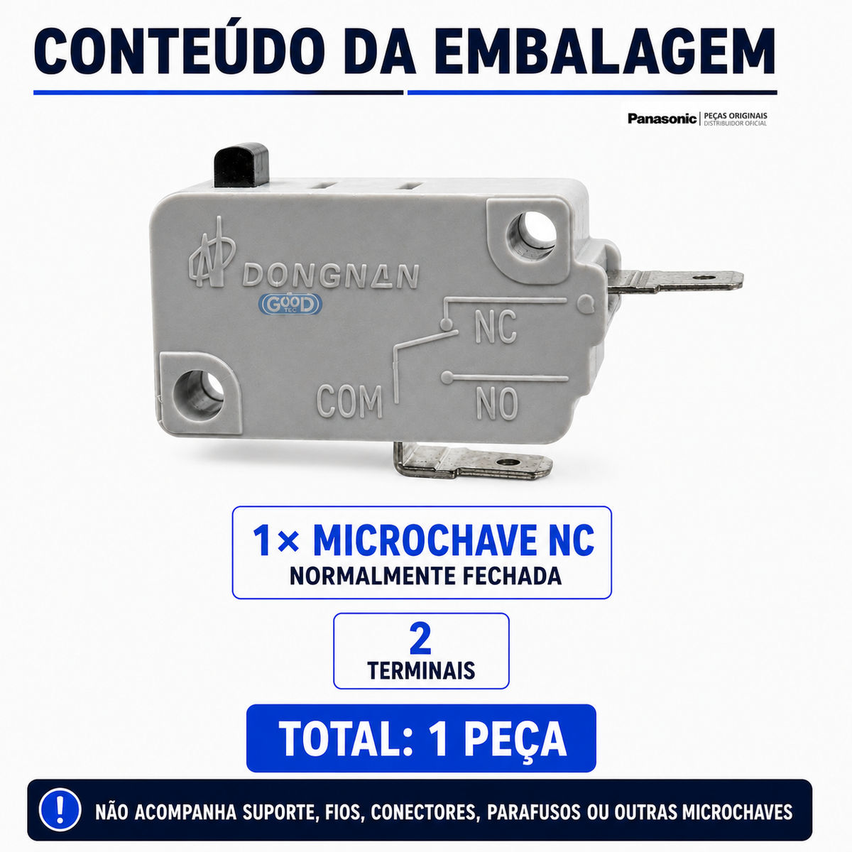 Microchave NC Micro-ondas Panasonic Com 2 Terminais