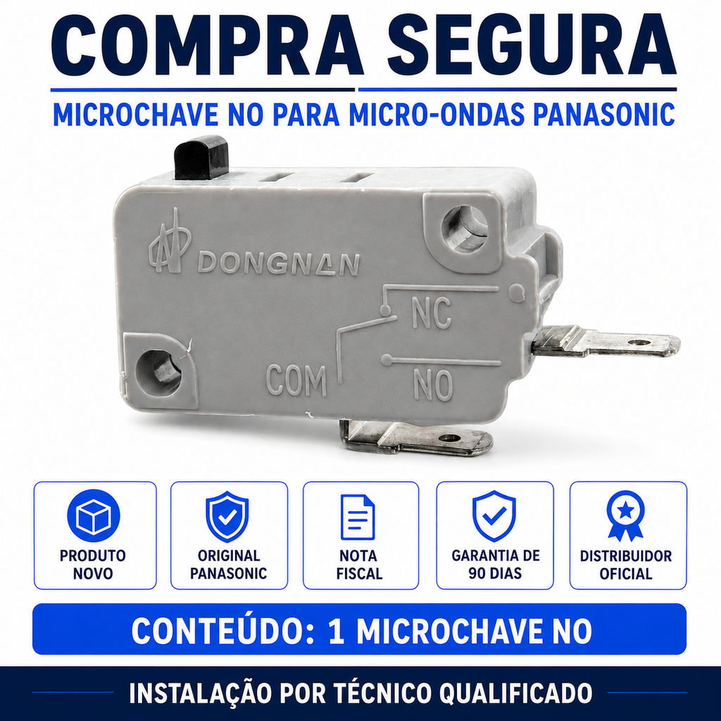 Microchave NO Micro-ondas Panasonic Com 2 Terminais