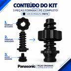 Pé Nivelador para Máquina de Lavar Panasonic Para os Modelos NA-F140B3 NA-F140B5 NA-F140B6 NA-F160B3 NA-F160B5 NA-F160B6 NA-F160P5 NA-F170P6 NA-F170B7