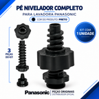 Pé Nivelador Para Máquina de Lavar Panasonic Para os Modelos NA-F120B1 NA-F130B1 NA-F140B1 NA-F150B1 NA-F180D1 NA-F190D1 NA-F180G1 NA-F190G1