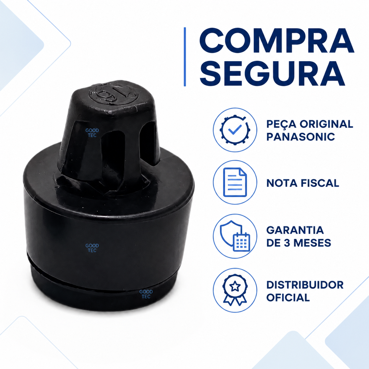 Pezinho para Micro-ondas Panasonic Original 1 Unidade - Para todos os modelos