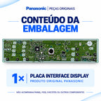 Placa Interface Lavadora Panasonic NA-F160B6WA 127V Original
