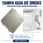 Tampa guia de ondas Mica Original Panasonic para Micro-ondas 12570000001027